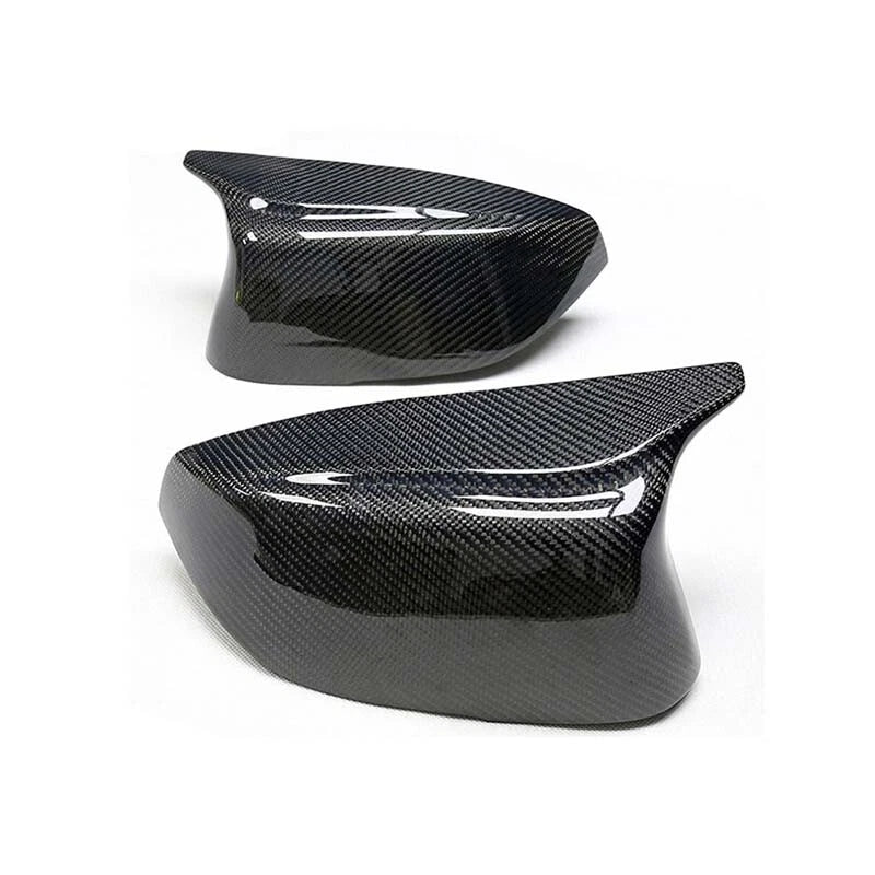 Replace Real Carbon Fiber Side Mirror Cover Housing Kit fit for Infiniti Q50 Q60