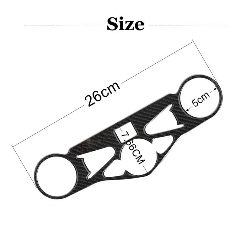 Carbon Fiber Handle Yoke Cover Sticker for Honda CBR 1000 RR Fireblade (2008-2015)