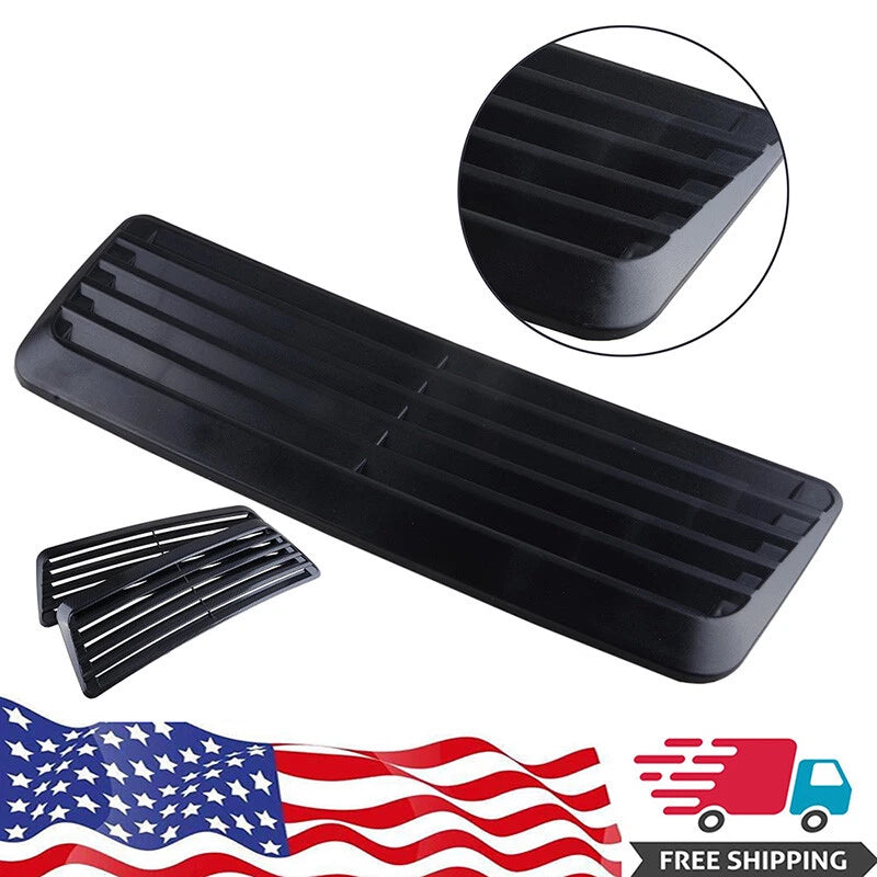 Black Car Air Flow Intake Hood Decorative Scoop Vent Cover for Universal