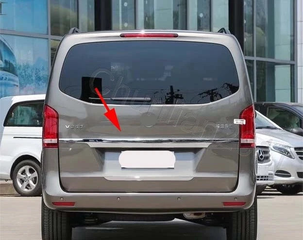 Chrome Rear Boot Lid Cover Trim for Mercedes Benz V-Class (2014-2020)
