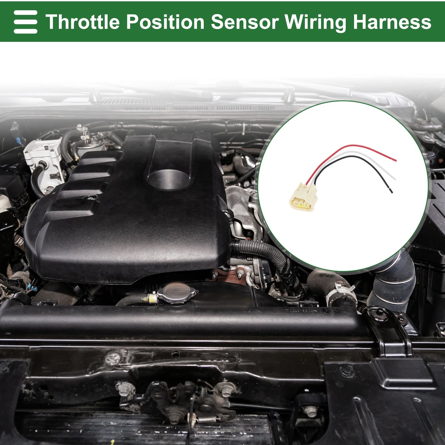 3 Pins Sensor Wiring Harnesses for Dodge B1500 (1997-1998)