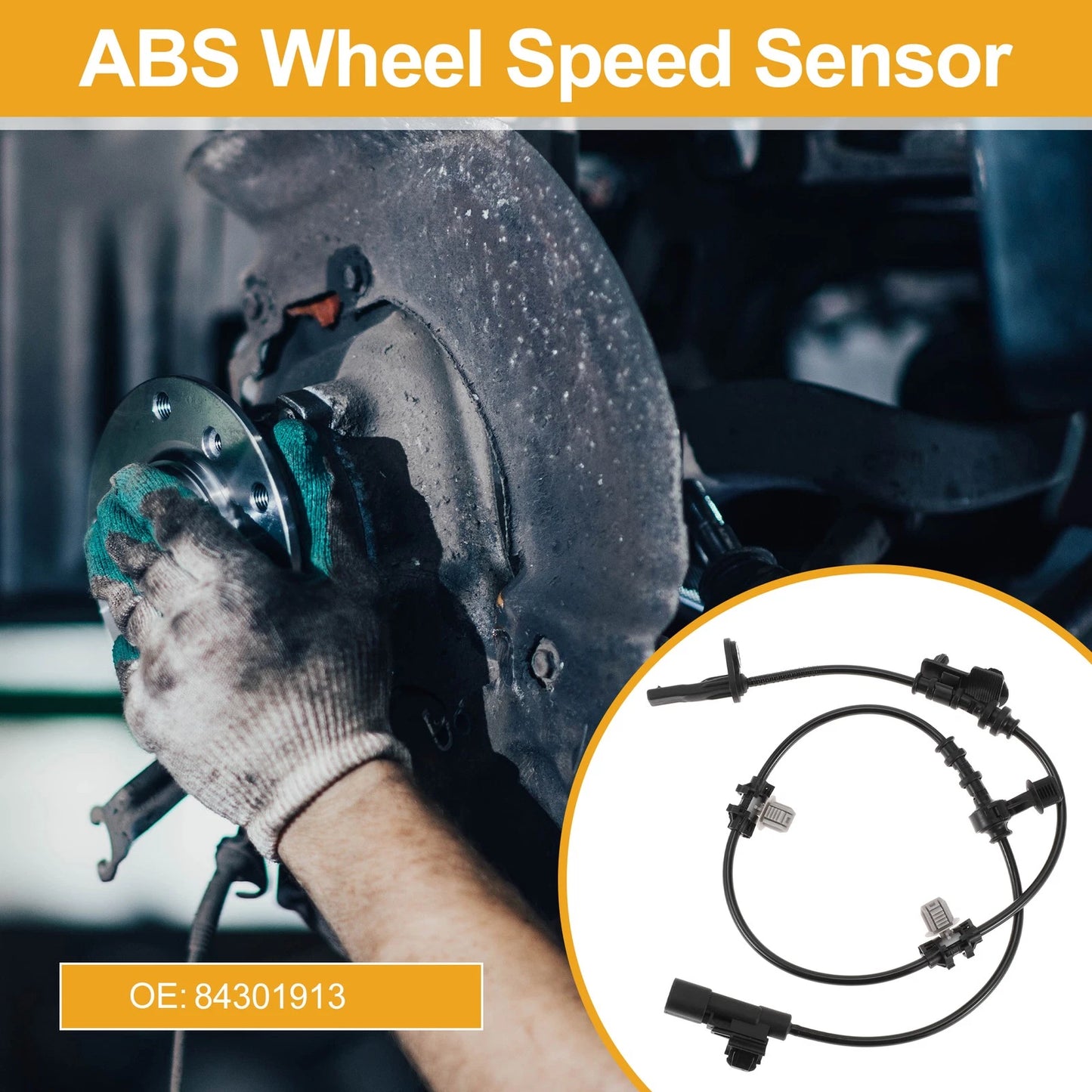 ABS Wheel Speed Sensor Rear for Buick Enclave (2018–2024)