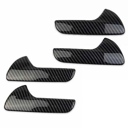 4 x ABS Carbon Fiber Interior Door Handle Covers for Dodge Durango (2011-2021)