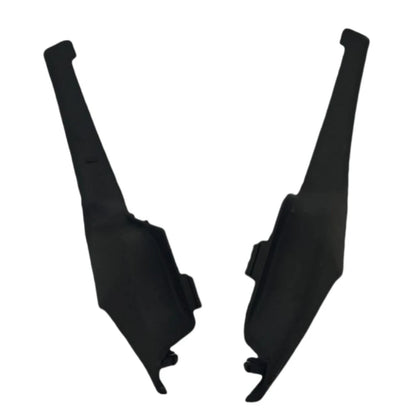 Black Left & Right Front Windshield Wiper Cowl Trim Covers for Kia Pegas