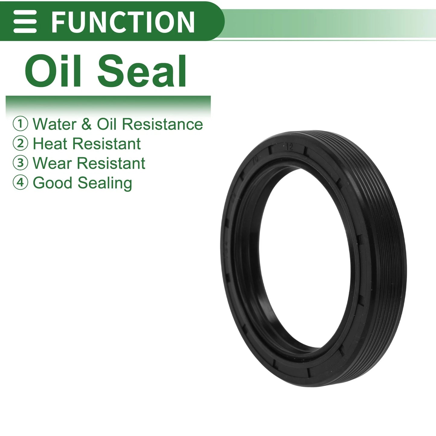 Oil Seal / 52x70x12mm / Seal Ring Rotary Shaft Seal for Make Model