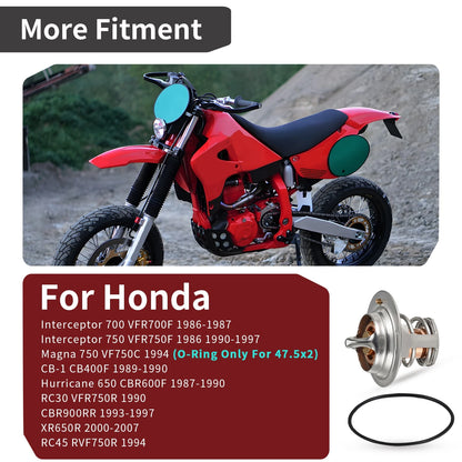 Thermostat & O-Ring for Honda XR650R / CBR600F (1987–2007)