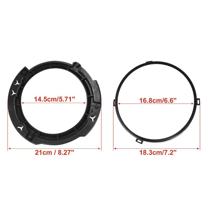 7 Inch Headlight Mounting Bracket Set for Jeep Wrangler JK (2007-2017)