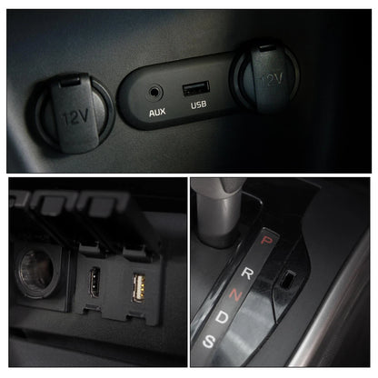 5 x Green Mini USB LED Lights for Universal Car Interior Decoration