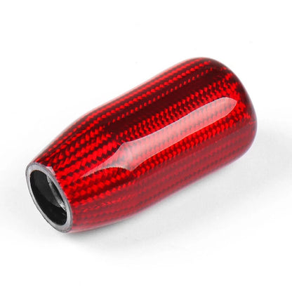 73mm Red Carbon Fiber Gear Shift Knob for Car Shifter M8 M10 M12