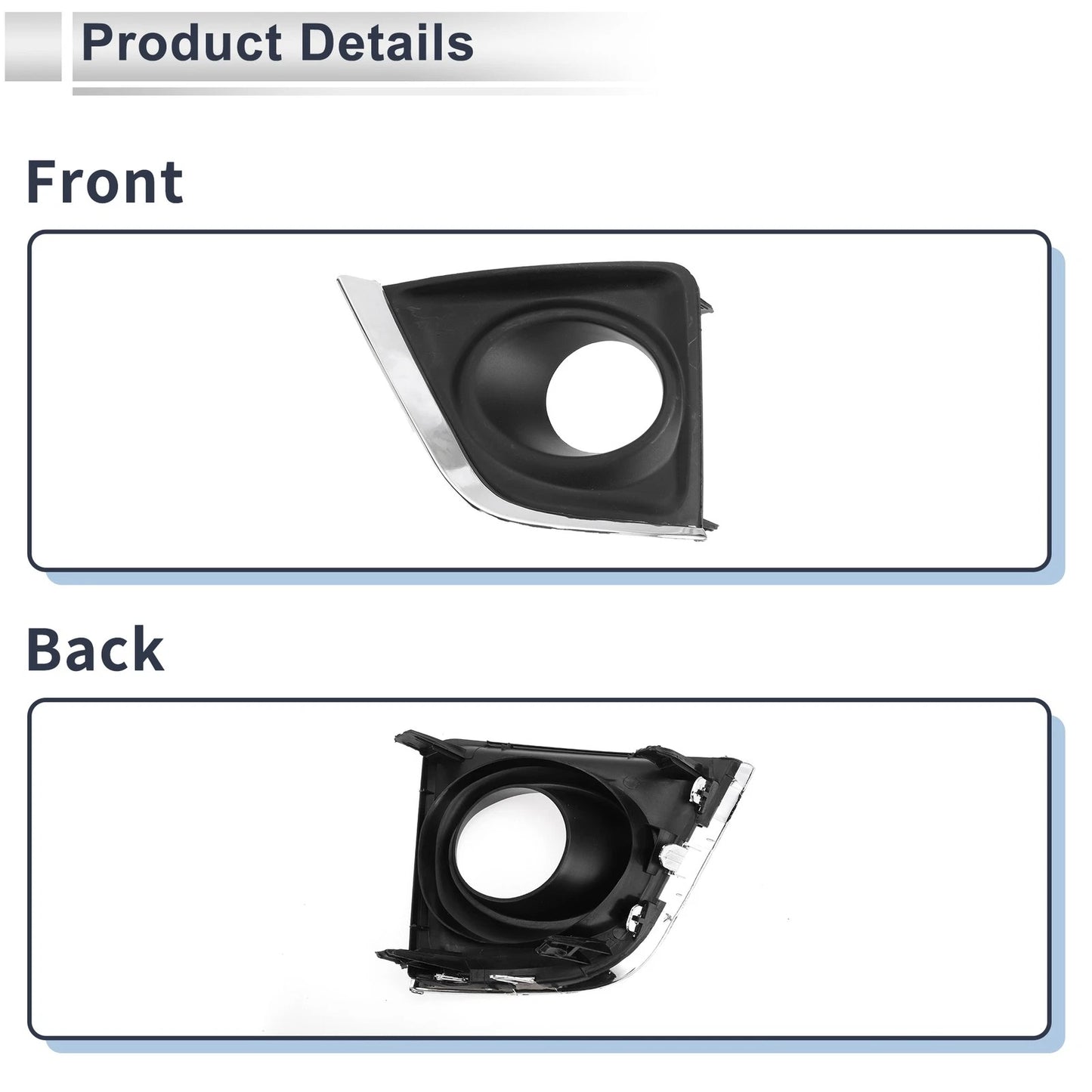Front Left Fog Light Grill for Toyota Corolla (2014-2017)