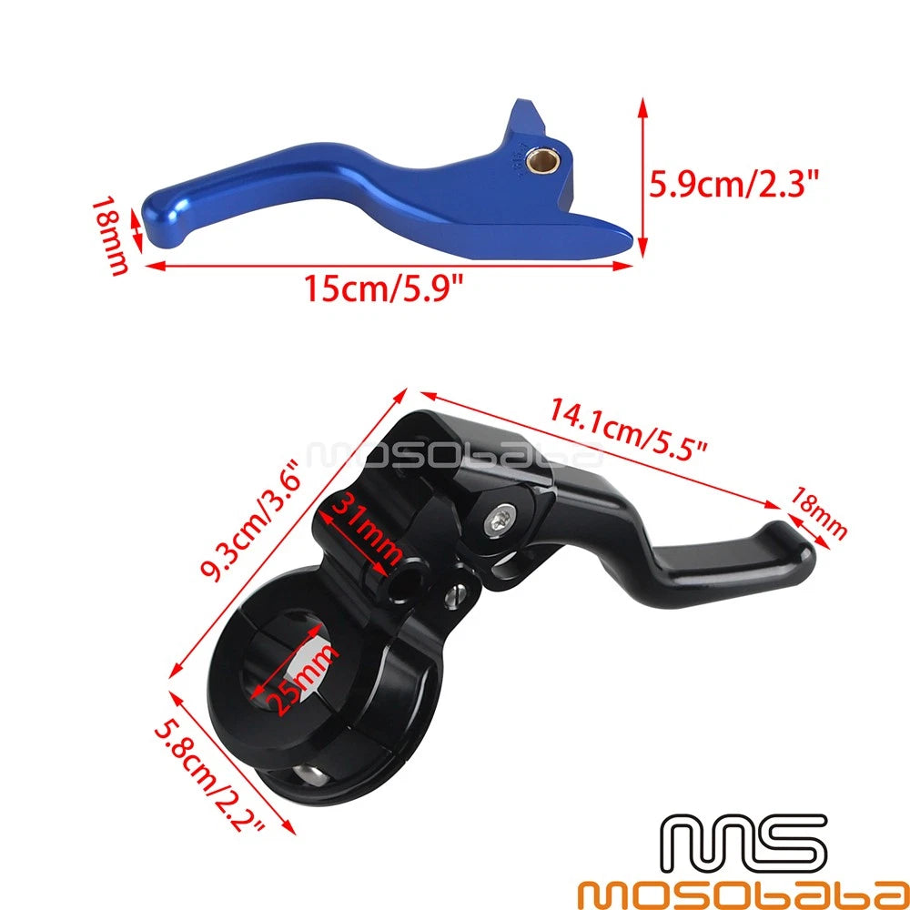 Short Brake Clutch Levers for Harley Softail Breakout Deluxe Low Rider ST (2015-2024)