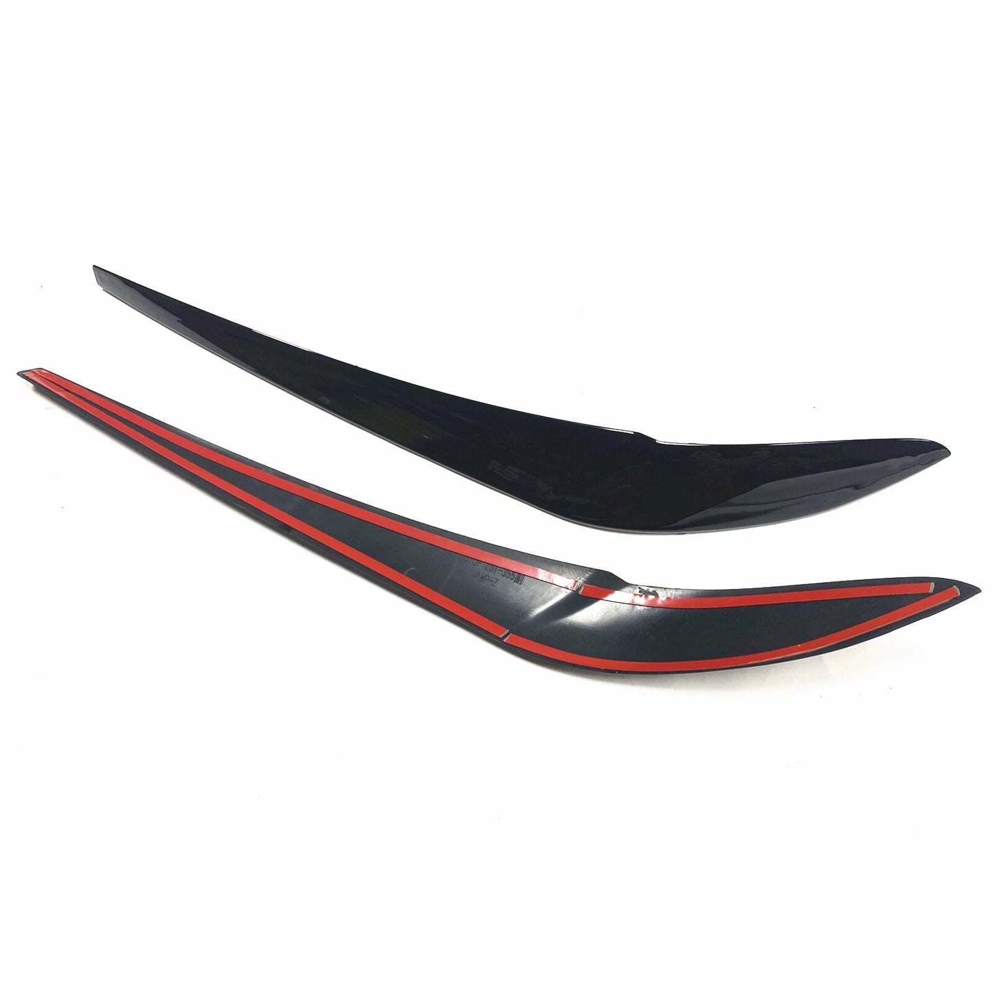 Gloss Black Headlight Eyelid Trim for BMW X3 F25, X4 F26 (2014-2017)