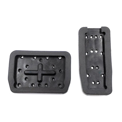 Silver Steel Brake Gas Pedals Protection Cover for Tesla Model 3 (2017-2023)