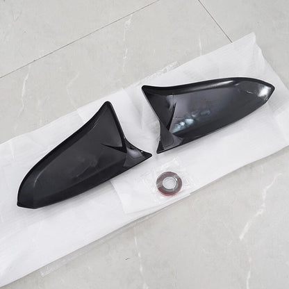 OX Horn Style Mirror Cover Caps for Toyota RAV4 2013-2019, Runner 2013-2020, 2 x