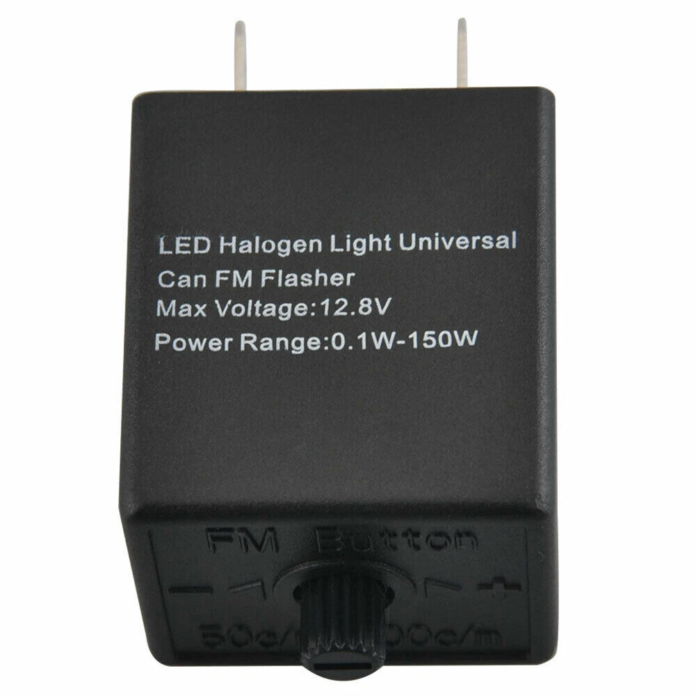 3 Pin Adjustable Flasher Rate LED Indicator Relay for Car Bike Turn Signal Light