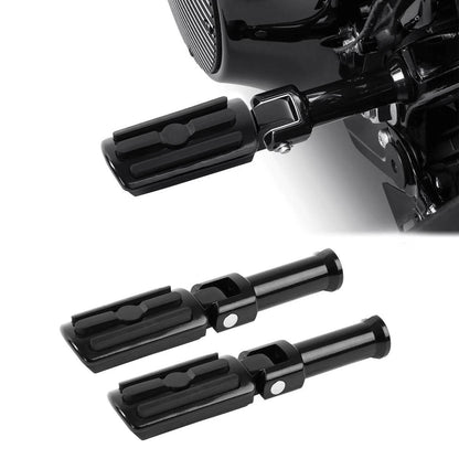 Rear Footpegs Bracket Black for Harley Softail Deluxe Fat Boy (2018-2025)