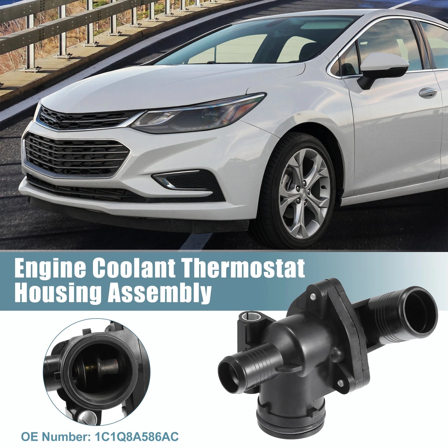 Coolant Thermostat Housing for Ford Transit Box (2000-2006)