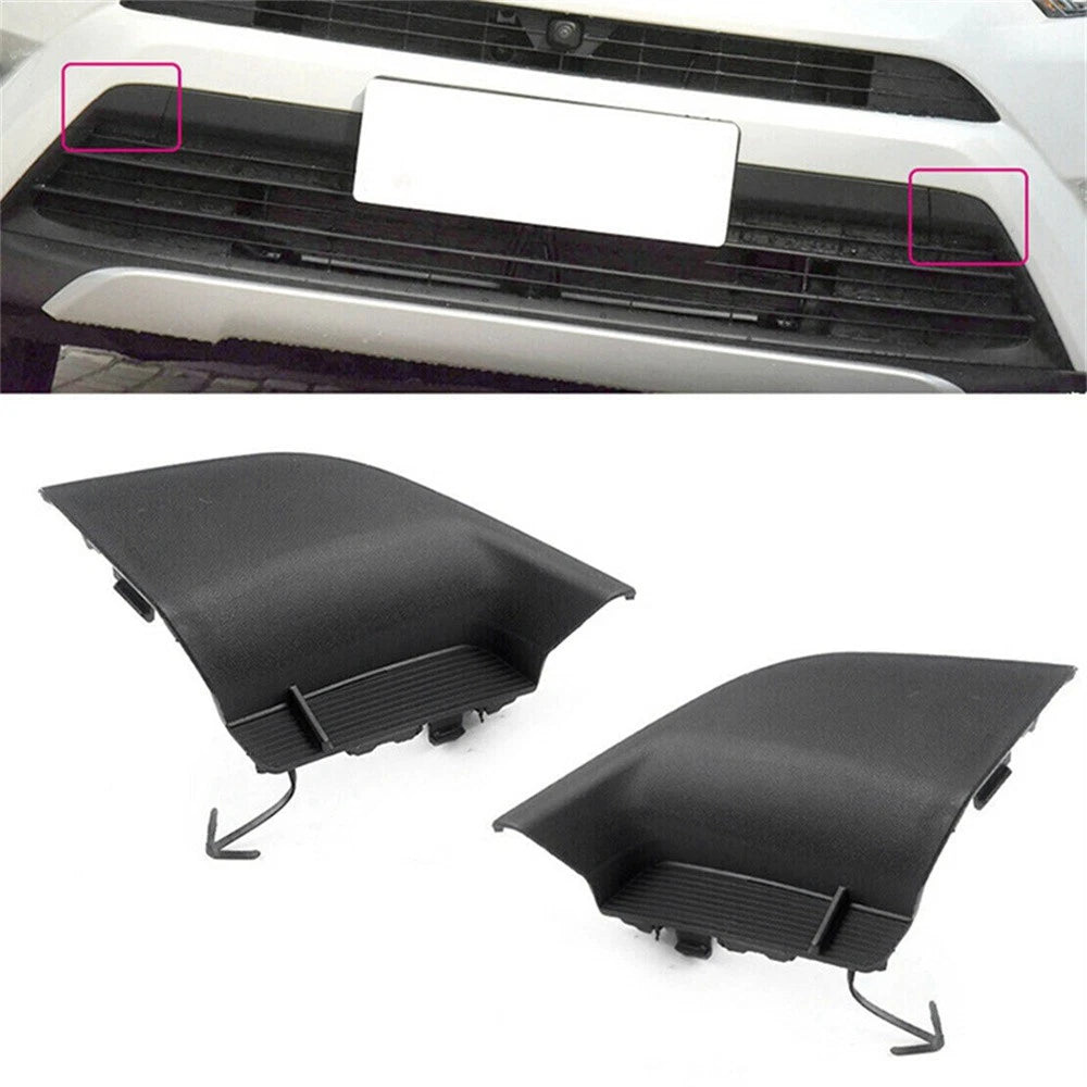 Front Bumper Tow Eye Hook Cover Caps  For Toyota RAV4 (2016-2018)