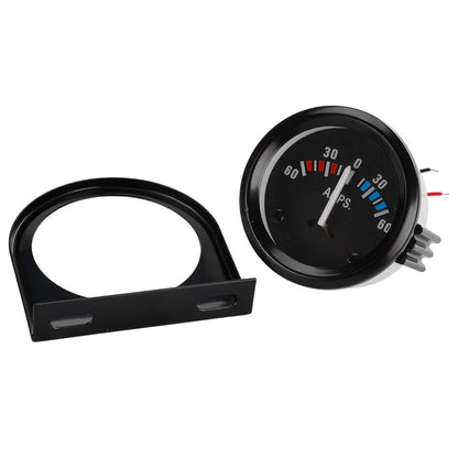 60-0-60AMP 52mm Current Gauge for Car, Truck, ATV (12V)