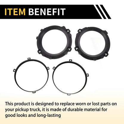 7 Inch Round Headlight Mounting Bracket Set for Jeep Wrangler TJ (1997-2006)