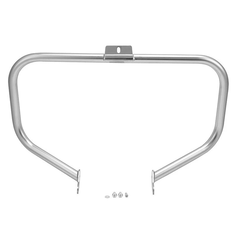 Chrome/Black 1-1/4" Engine Guard for Harley Softail Fat Boy (2000-2017)