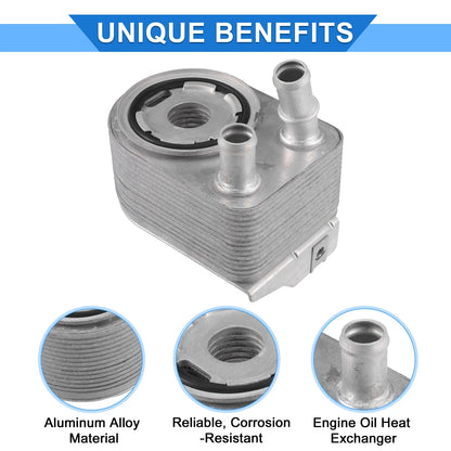 Oil Cooler with Seals for Jeep Compass Cherokee