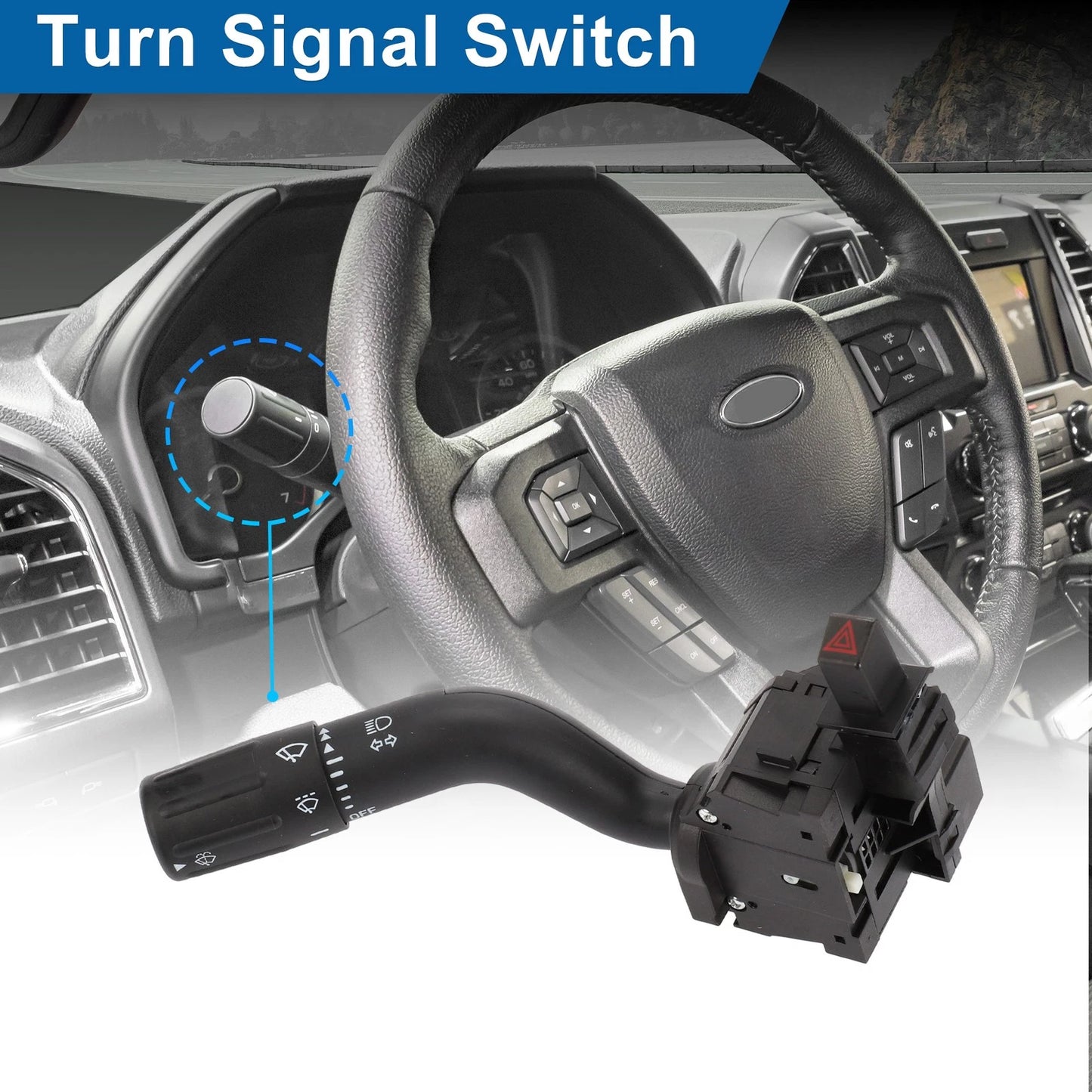 Steering Column Turn Signal Switch for Ford Focus (2008-2011)