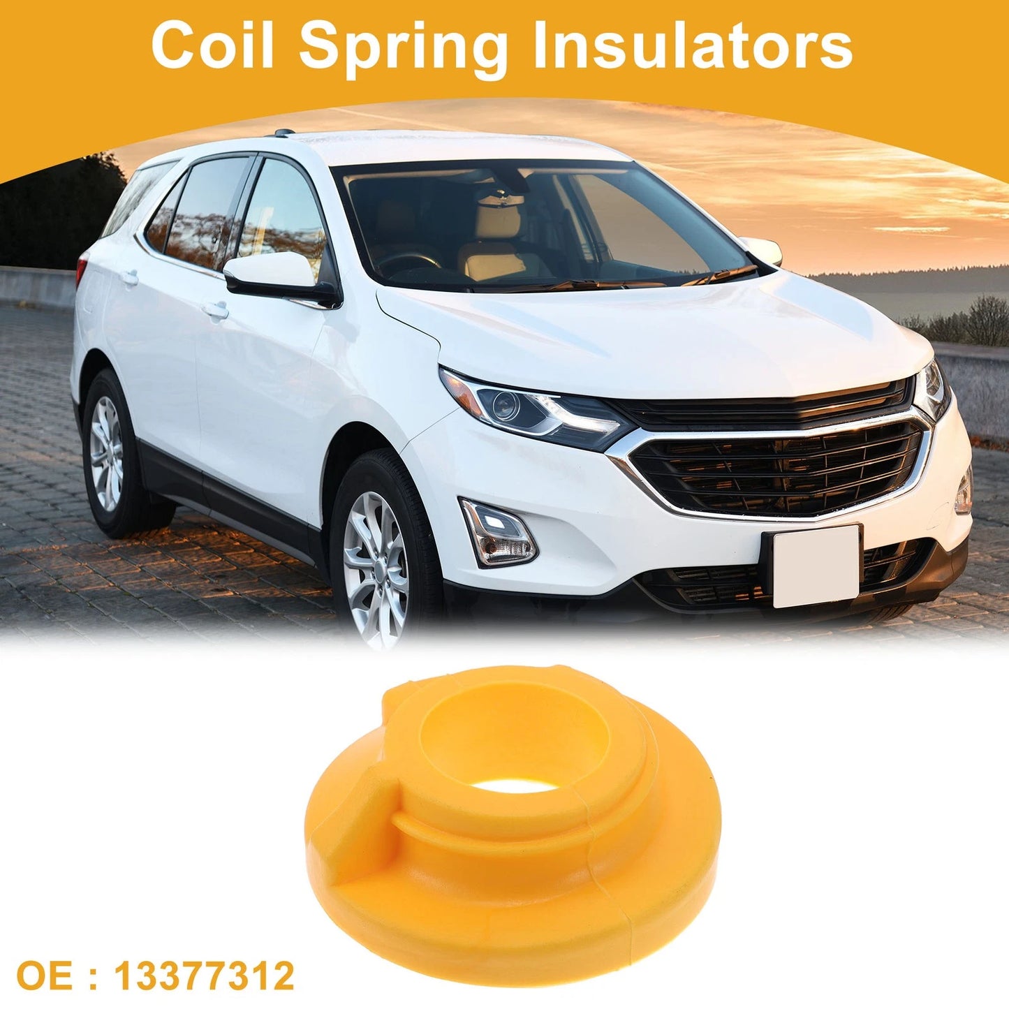 Front Lower Coil Spring Insulators for Chevrolet Equinox (2018-2025)