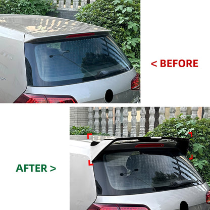 Carbon Look Rear Spoiler Lip for Volkswagen Golf 7/7.5 (2013-2019)