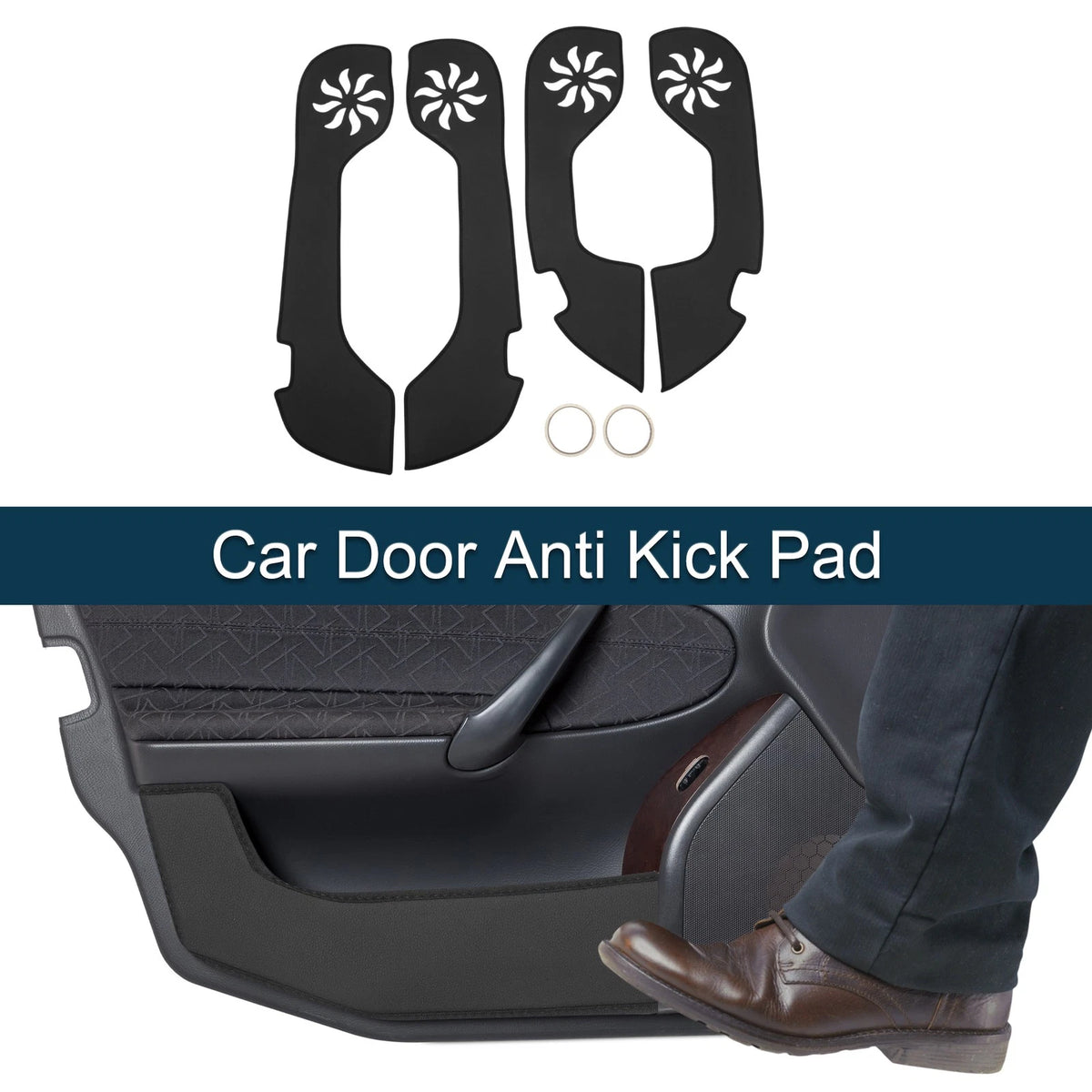 Door Anti Kick Pad Sticker Protector 1 Set for Toyota Crown (2015-2015)