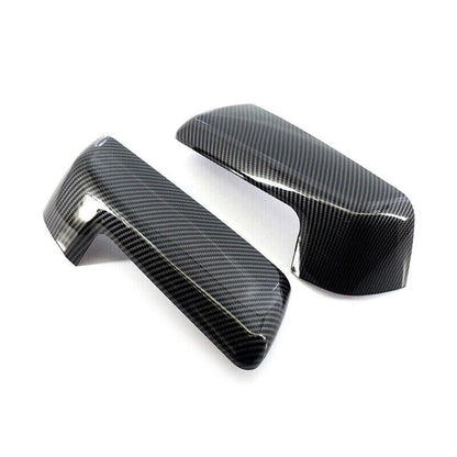 Carbon Fiber Side Mirror Cover Trim for Chevy Silverado (2019-2022)