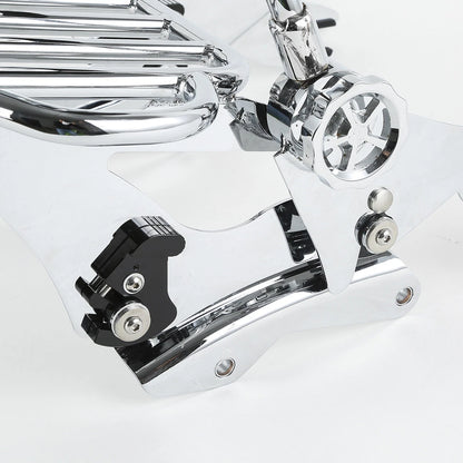 Sissy Bar Luggage Rack Backrest Docking Kit for Harley Touring (2014-2024)