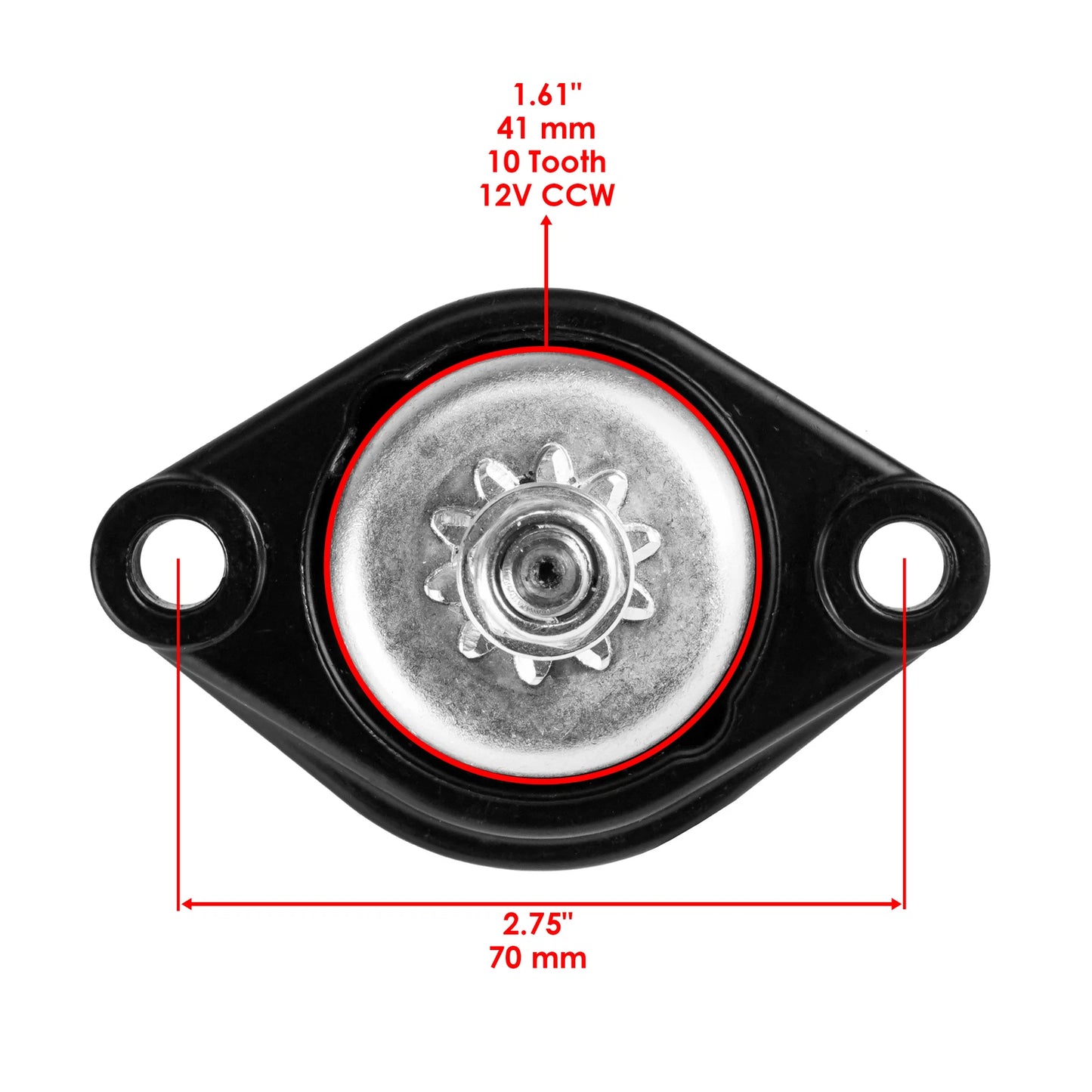 Starter Motor for 9.9HP Yamaha Outboard 1984-1990 9.9EL/9.9ES/9.9S/9.9L