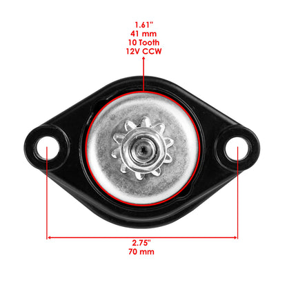Starter Motor for 9.9HP Yamaha Outboard 1984-1990 9.9EL/9.9ES/9.9S/9.9L