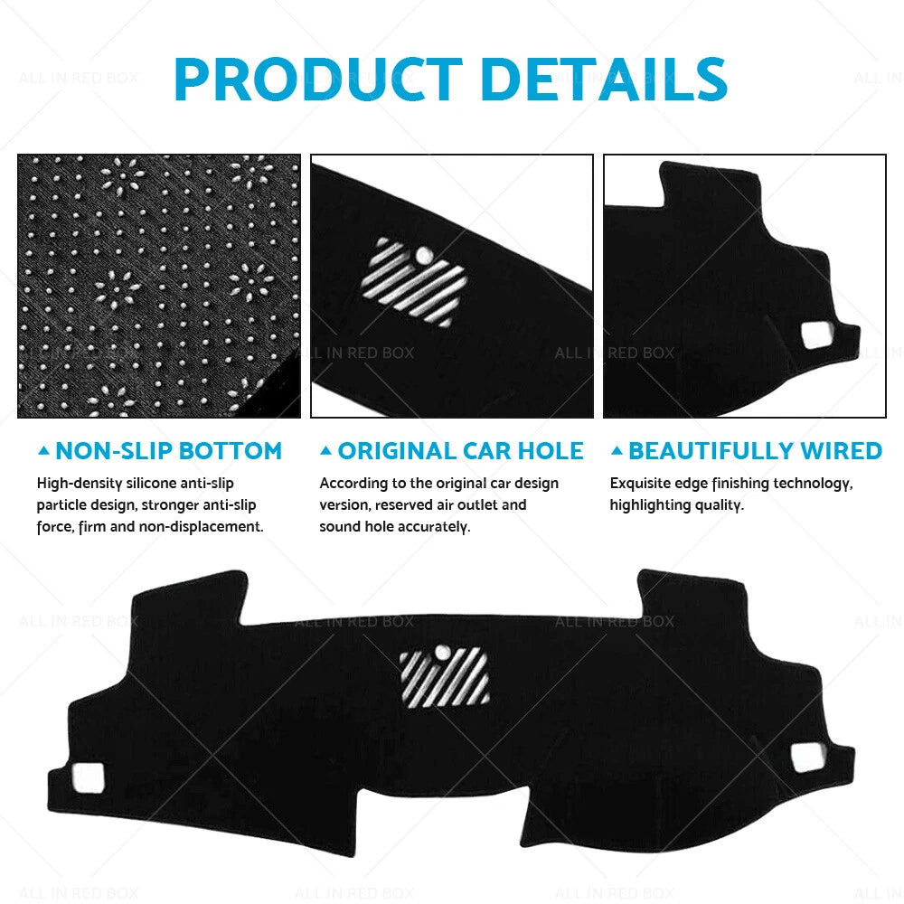 Non-Slip Dash Mat for Toyota Camry ASV50 ASV50R (2012-2017)