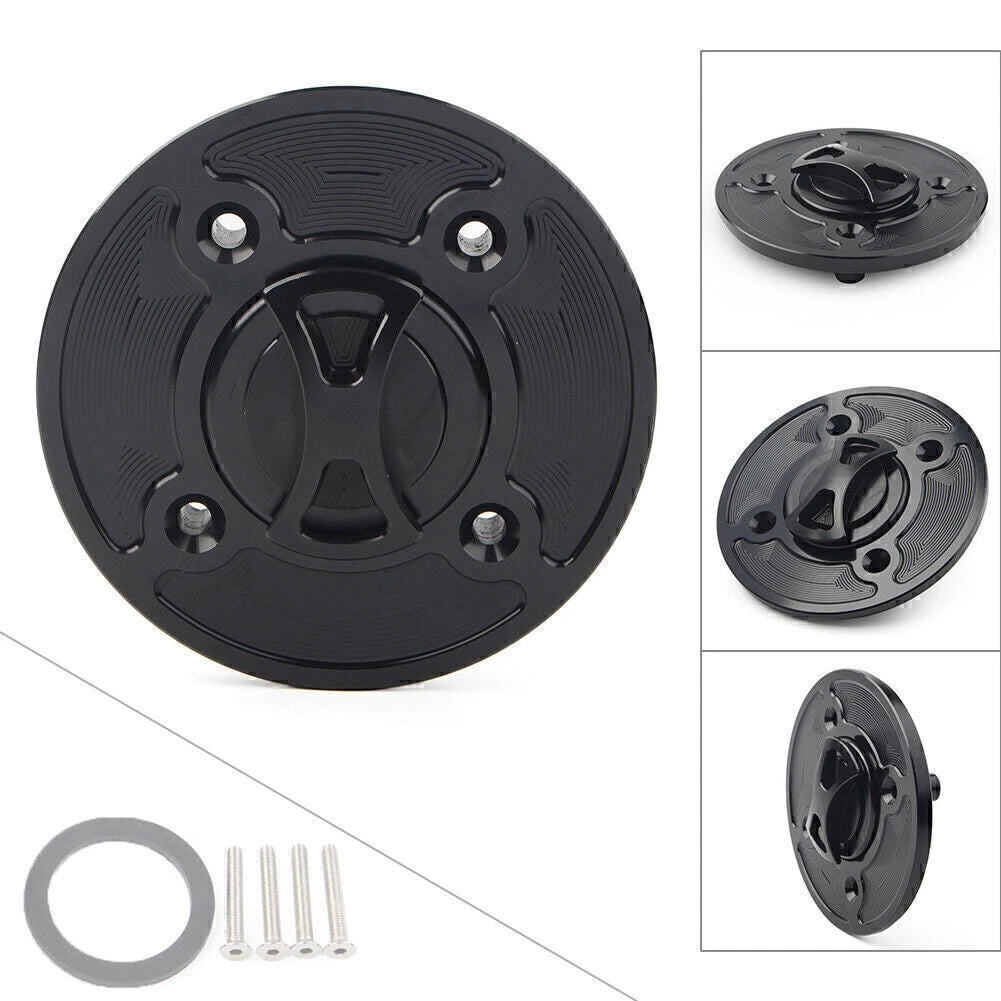 CNC Fuel Gas Tank Cap Cover for Kawasaki Ninja 400, 650, Z900, Versys 1000