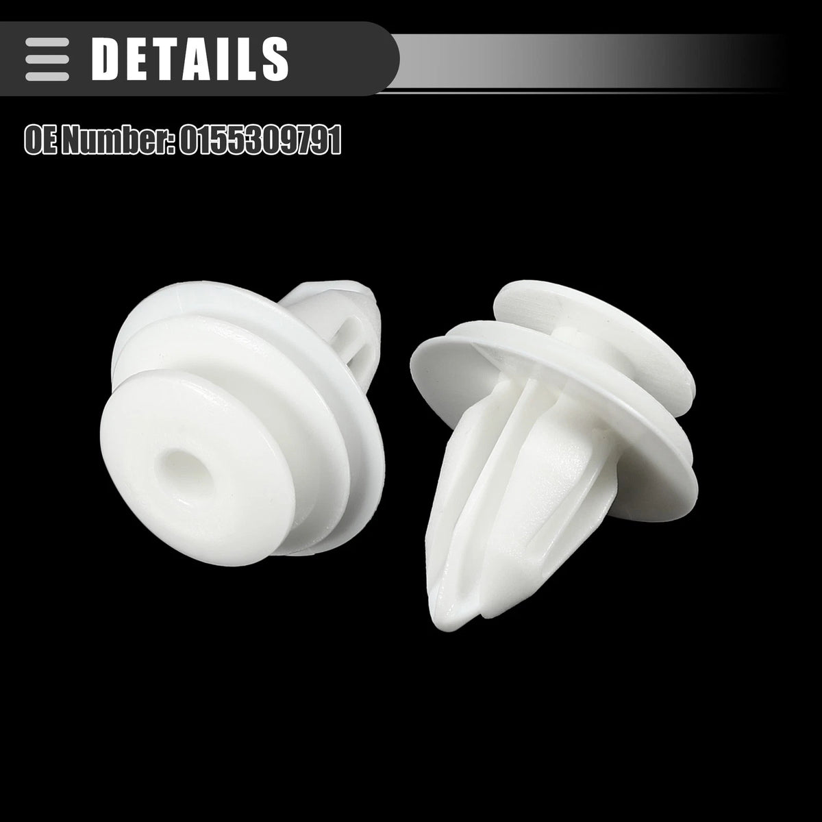 30 Pcs Car Door Trim Panel Push Clips for Nissan (No.0155309791)