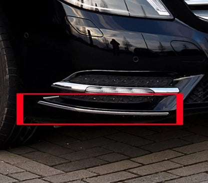 Chrome Front Bumper Moulding Strip Cover for Mercedes Benz W246 (2012-2019)