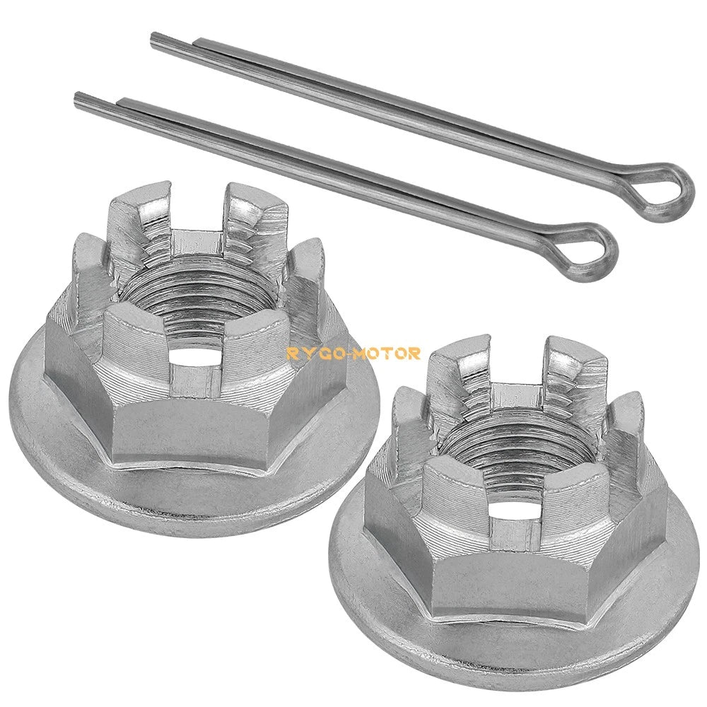 2 x Axle Castle Nut for Honda
