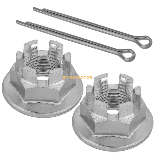 2 x Axle Castle Nut for Honda
