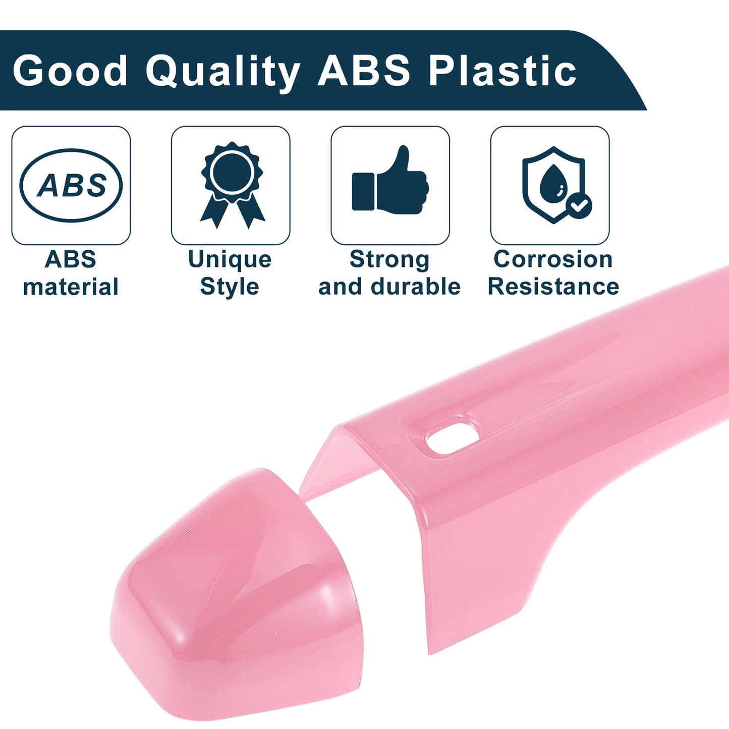 Door Handle Cover Trim for Jeep Wrangler JL (2018-2023) - Pink 1 Set
