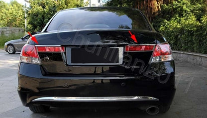 Rear Light Upper Cover Trim for 2008-2012 Honda Accord Sedan 4-Door Chrome 2 x