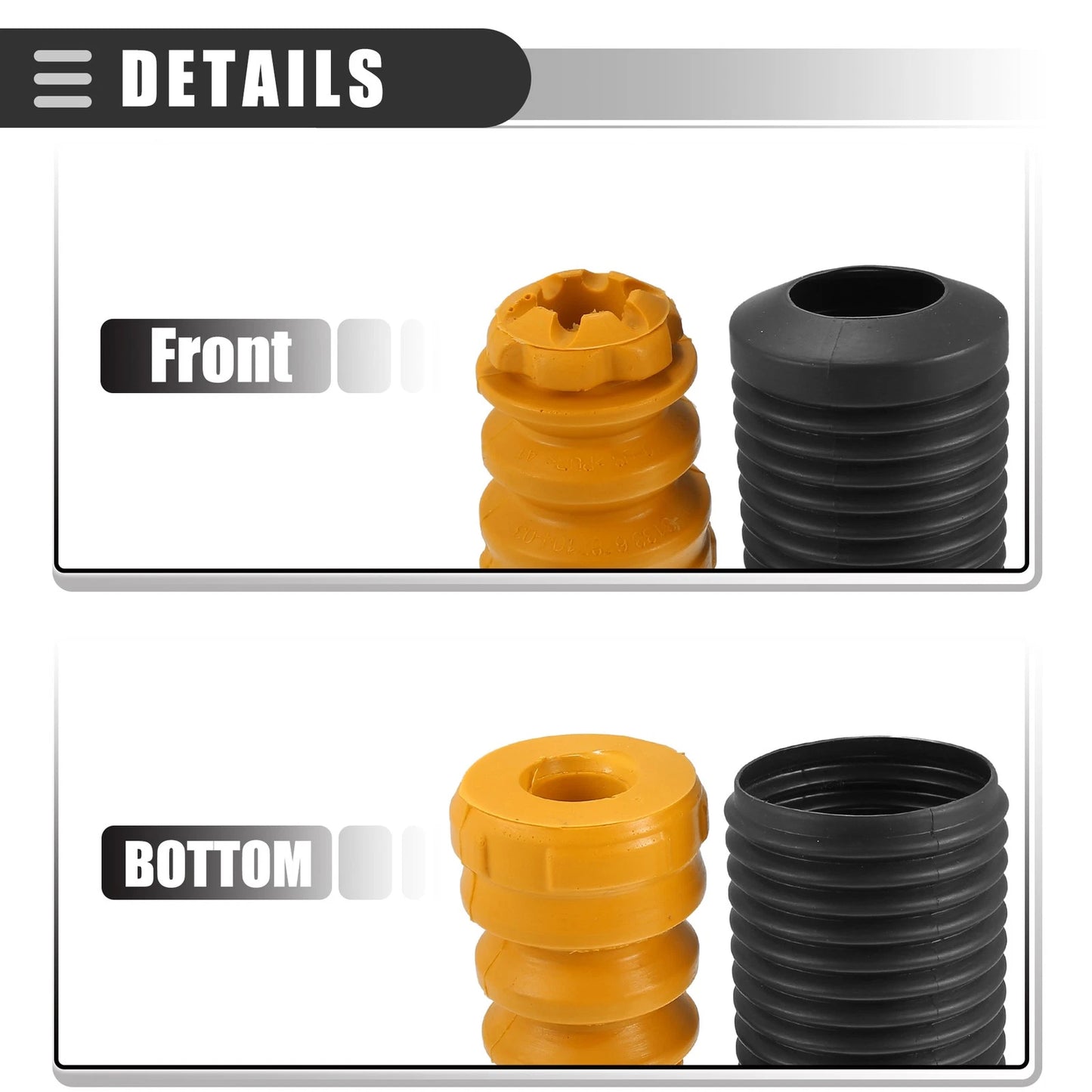 Front Suspension Bump Stop Kit for BMW X3 X4 (2011-2023)