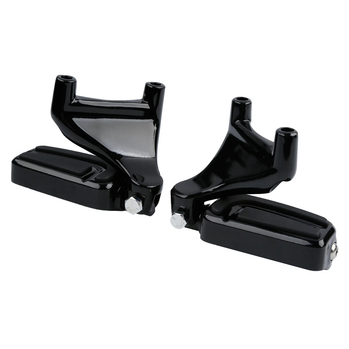 Black Passenger Footpegs for Harley Sportster 883 1200 (2004-2013)