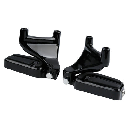 Black Passenger Footpegs for Harley Sportster 883 1200 (2004-2013)