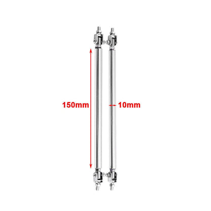 Adjustable Front Bumper Lip Splitter Strut Rod Tie Support Bar for Make & Model