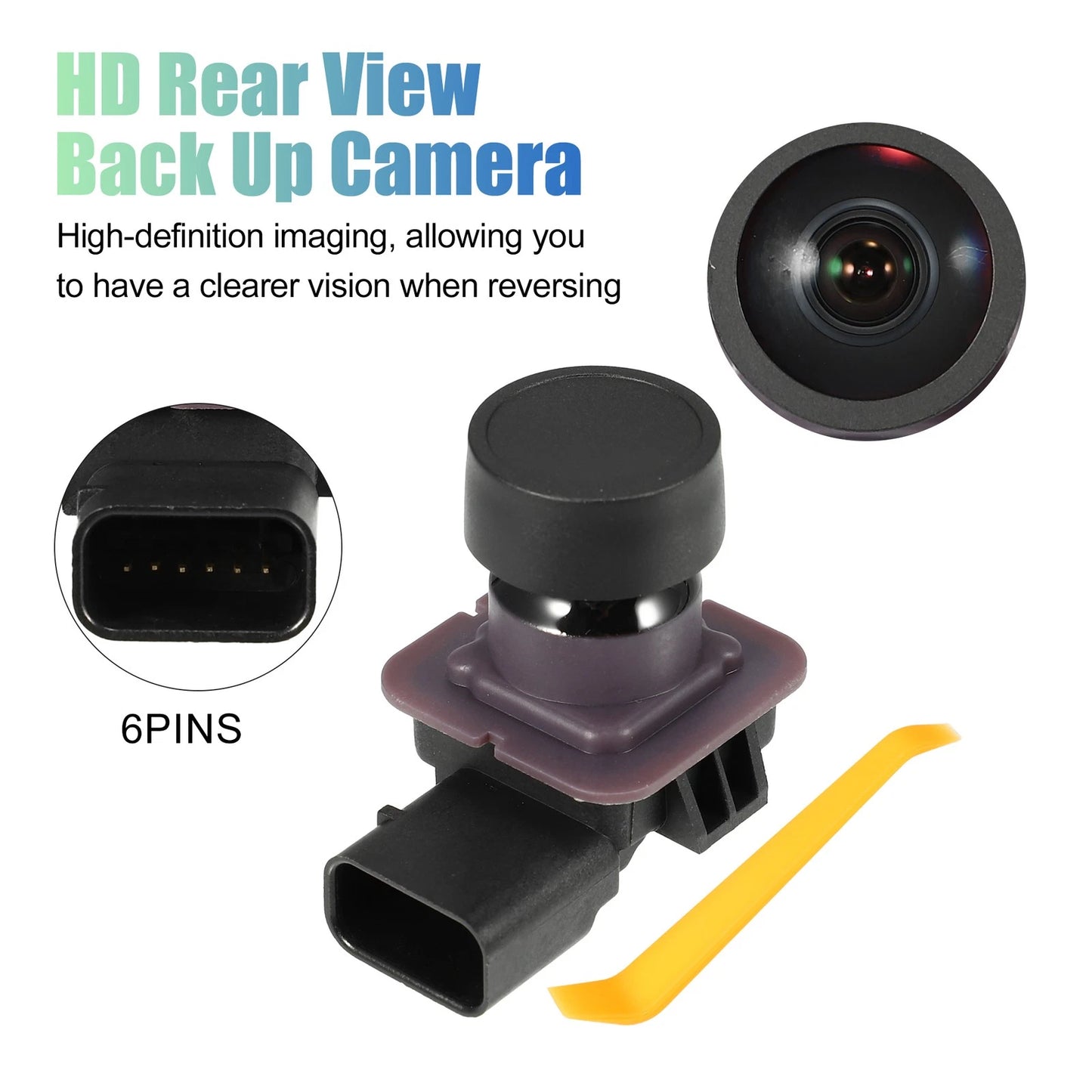 Rear View Backup Camera & Pry Bar for Ford Fusion (2017-2020)
