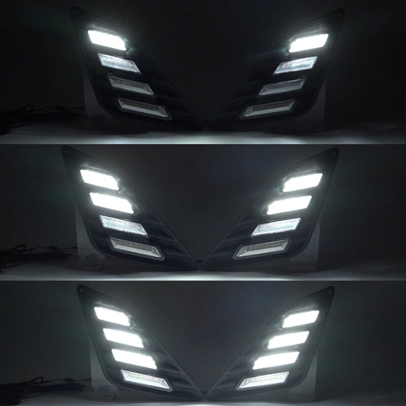 Front Bumper Fog Lights for 2012-2014 Toyota Camry L/LE/XLE + Wiring Switch