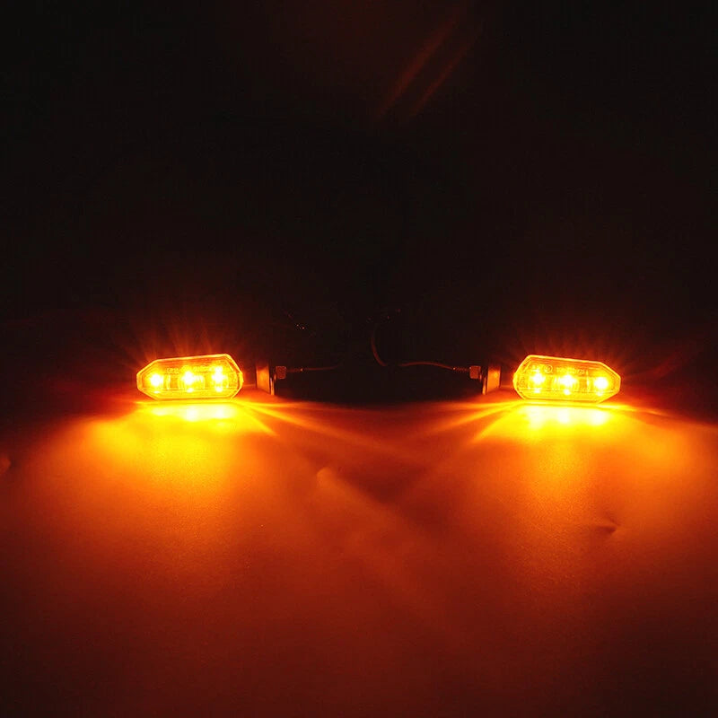 LED Turn Signals for Dirt Bike Motorcycle - Amber Indicators (2020-2023)