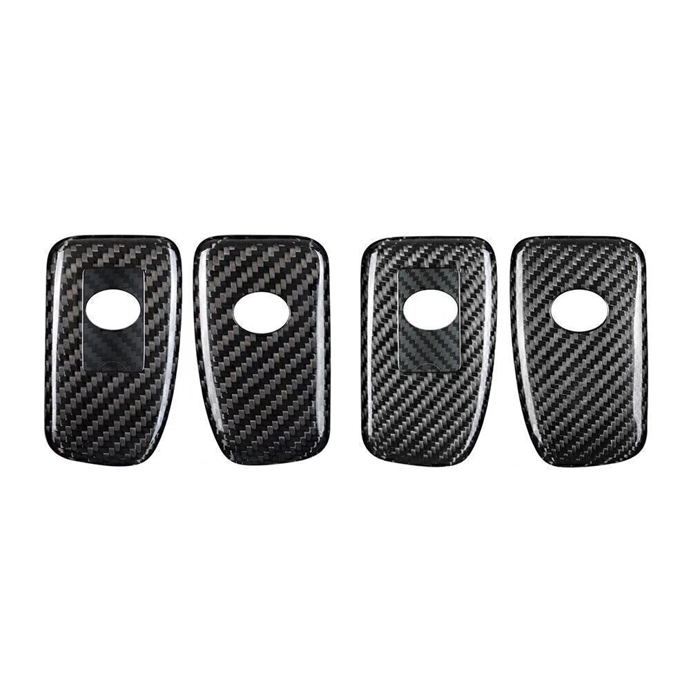 Carbon Silver Black Remote Smart Key Fob Shell Cover for Lexus 2014-2017